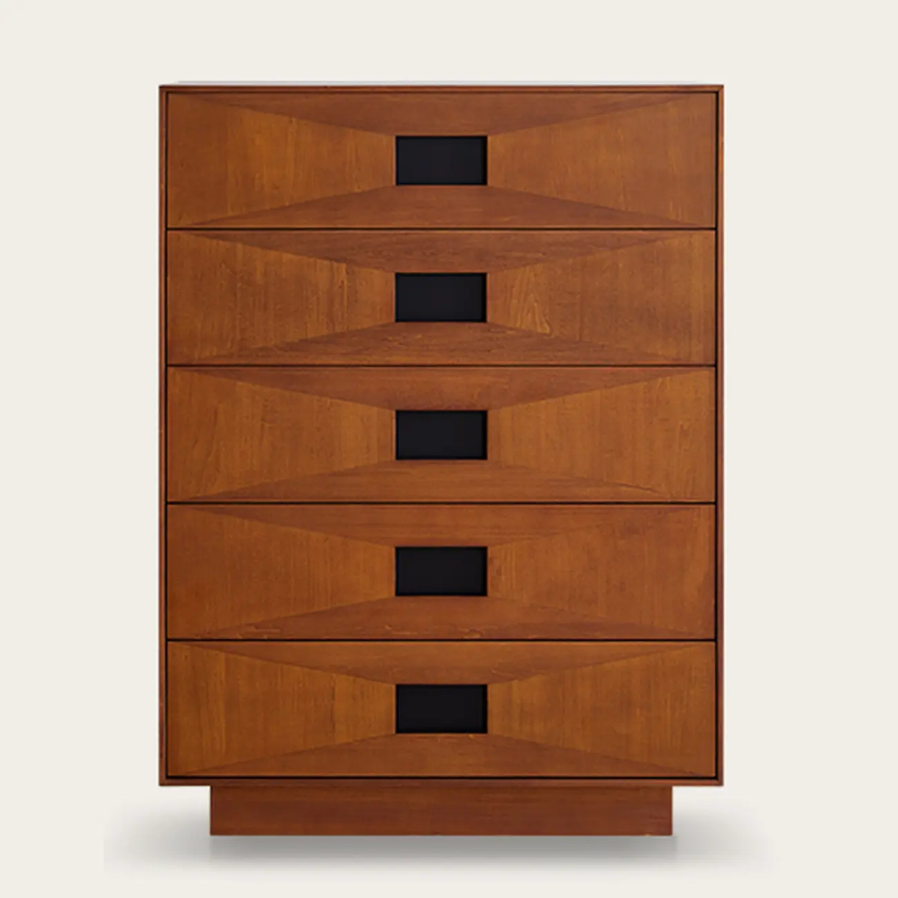 Brown 6-drawer Modern Wood Bedroom Vertical Dresser Image - 5 | homeyfad
