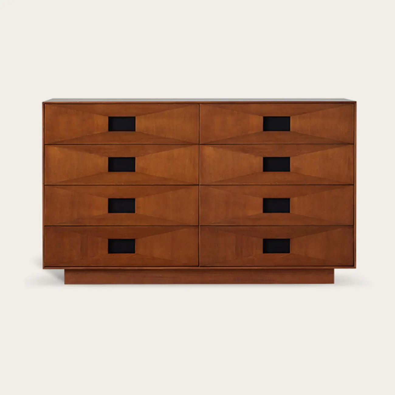 Brown 6-drawer Modern Wood Bedroom Vertical Dresser Image - 7 | homeyfad