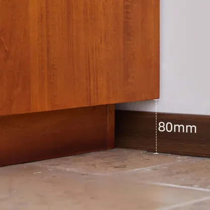 Brown 6-drawer Modern Wood Bedroom Vertical Dresser Image - 10