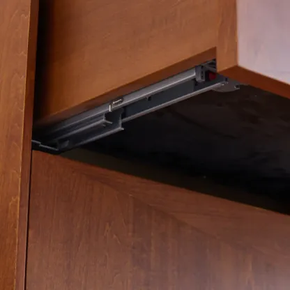 Brown 6-drawer Modern Wood Bedroom Vertical Dresser Image - 15