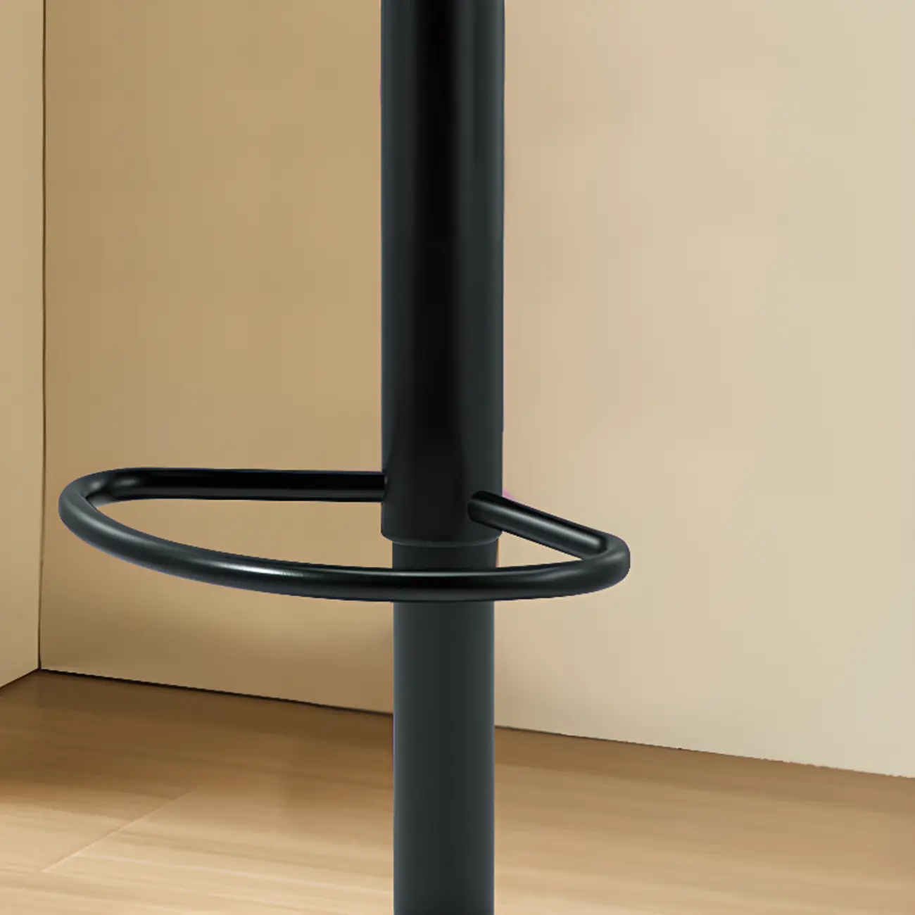 Adjustable Swivel Leather Modern Backless Bar Stools Image - 8 | homeyfad