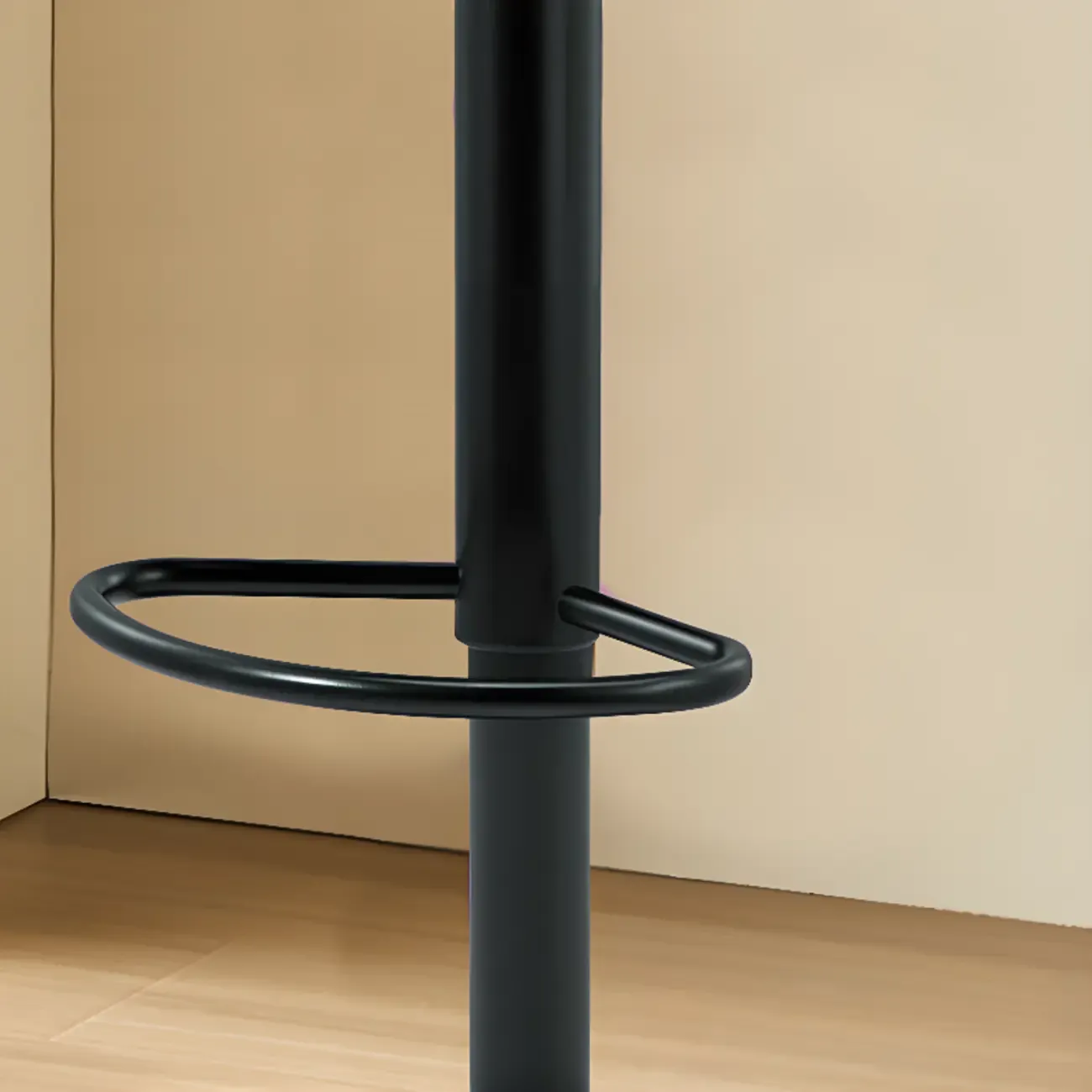 Adjustable Swivel Leather Modern Backless Bar Stools Image - 8