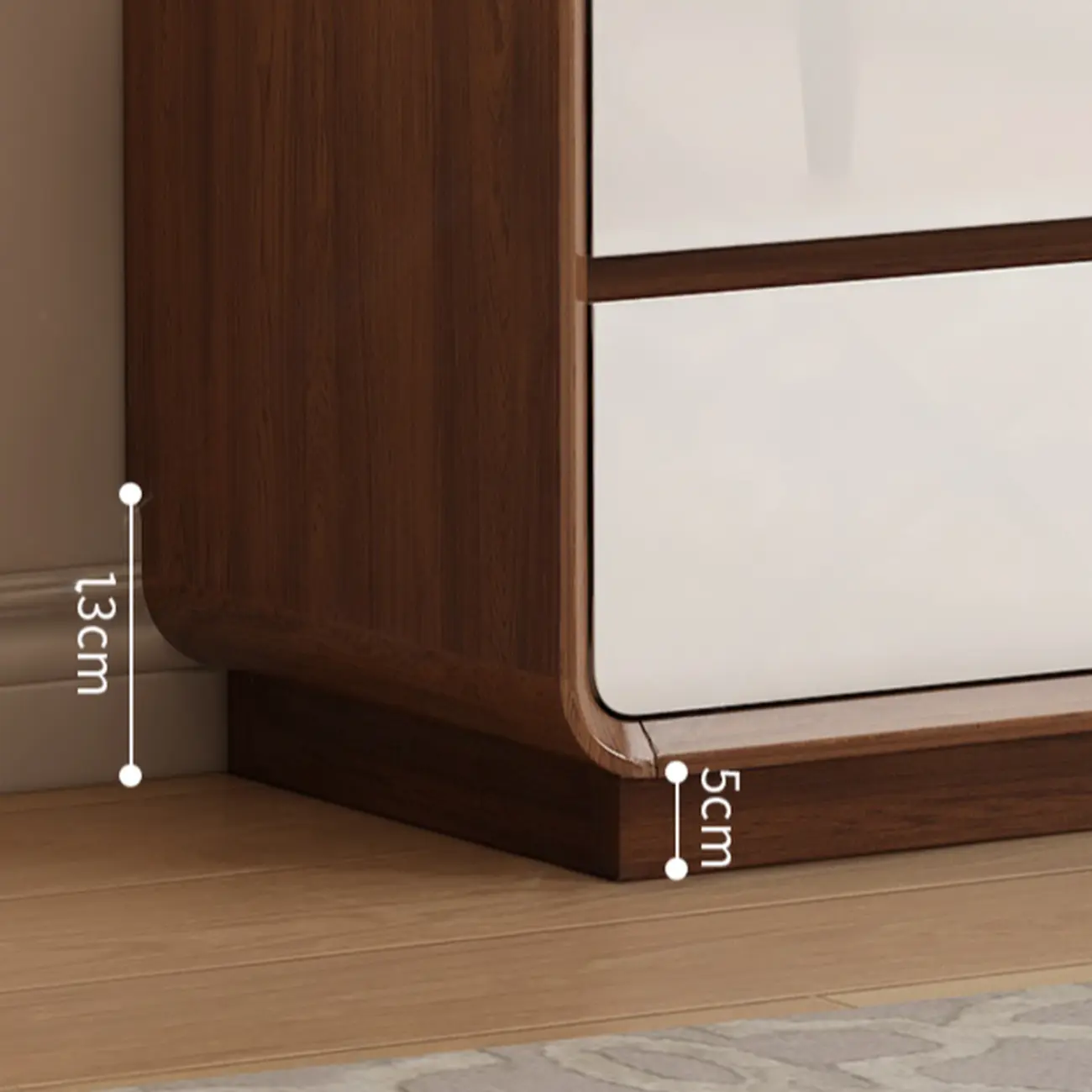 Multi-Drawer Modern Wooden Horizonal Double Dresser Image - 11 | homeyfad