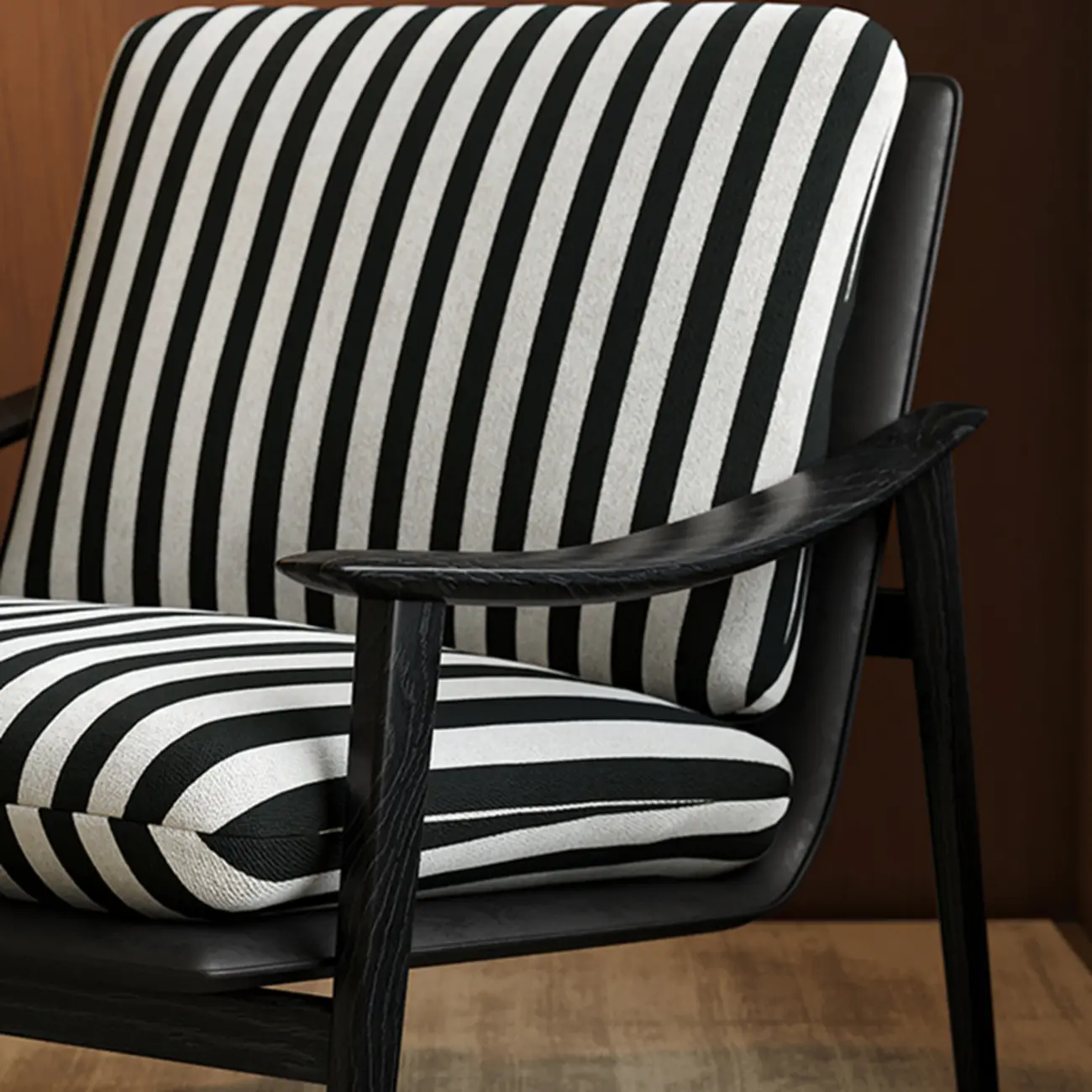 Jacquard Fabric Accent Chair for Living Rooms Image - 7 | homeyfad