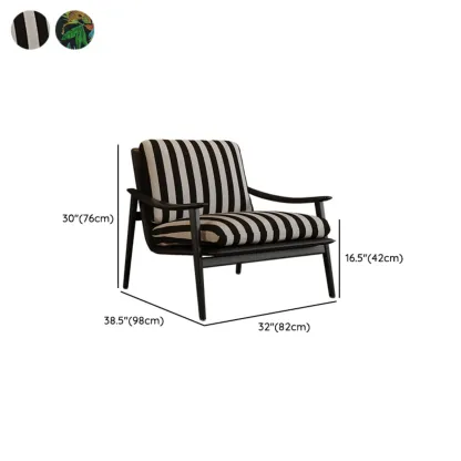 Jacquard Fabric Accent Chair for Living Rooms #size