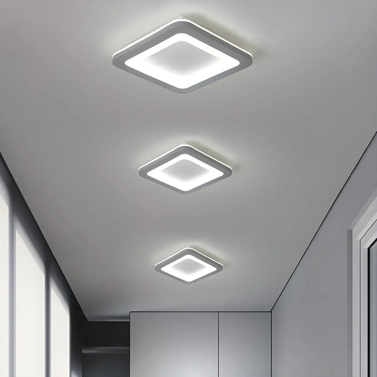 Modern LED Flush Mount Ceiling Light for Living Room Image - 16