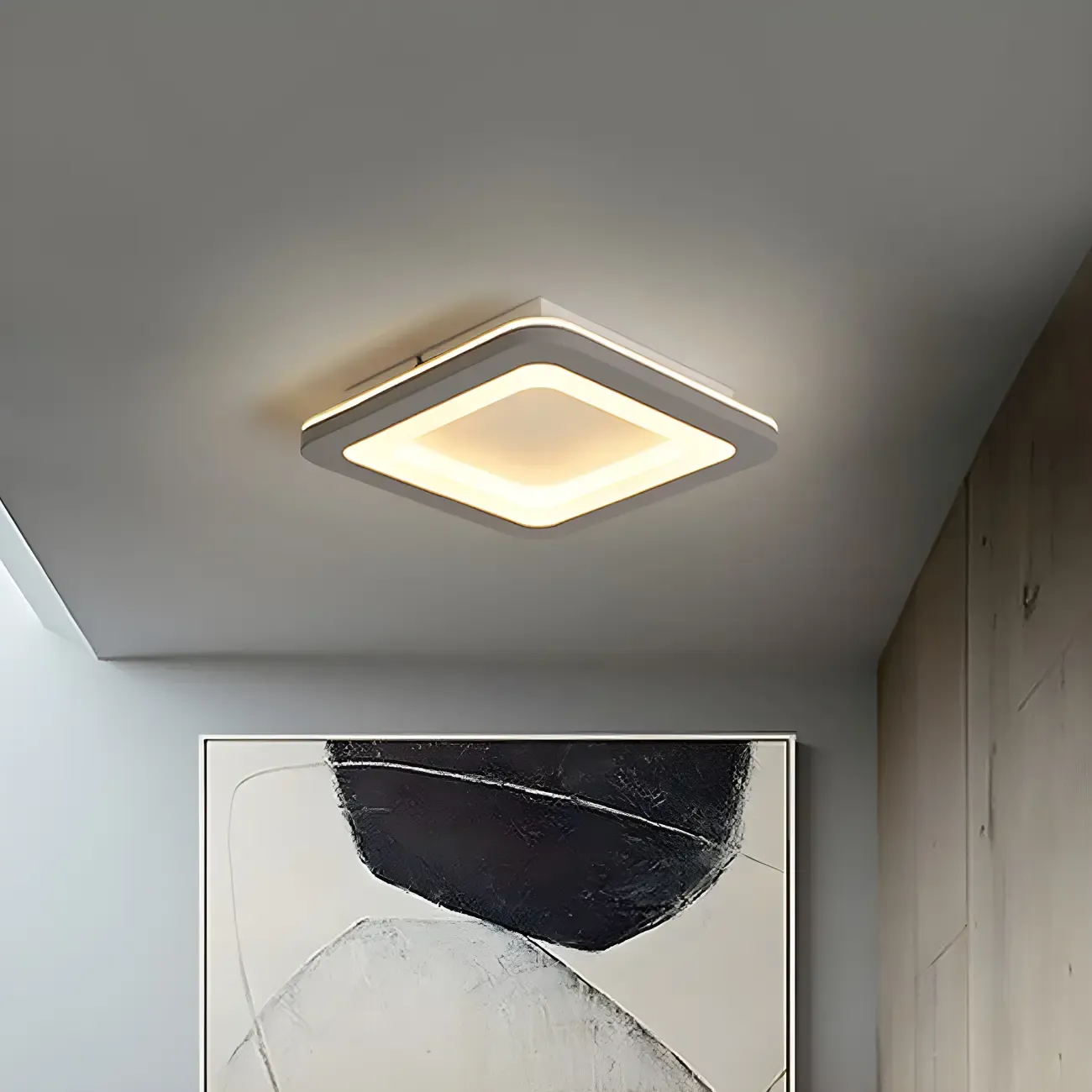 Modern LED Flush Mount Ceiling Light for Living Room Image - 17