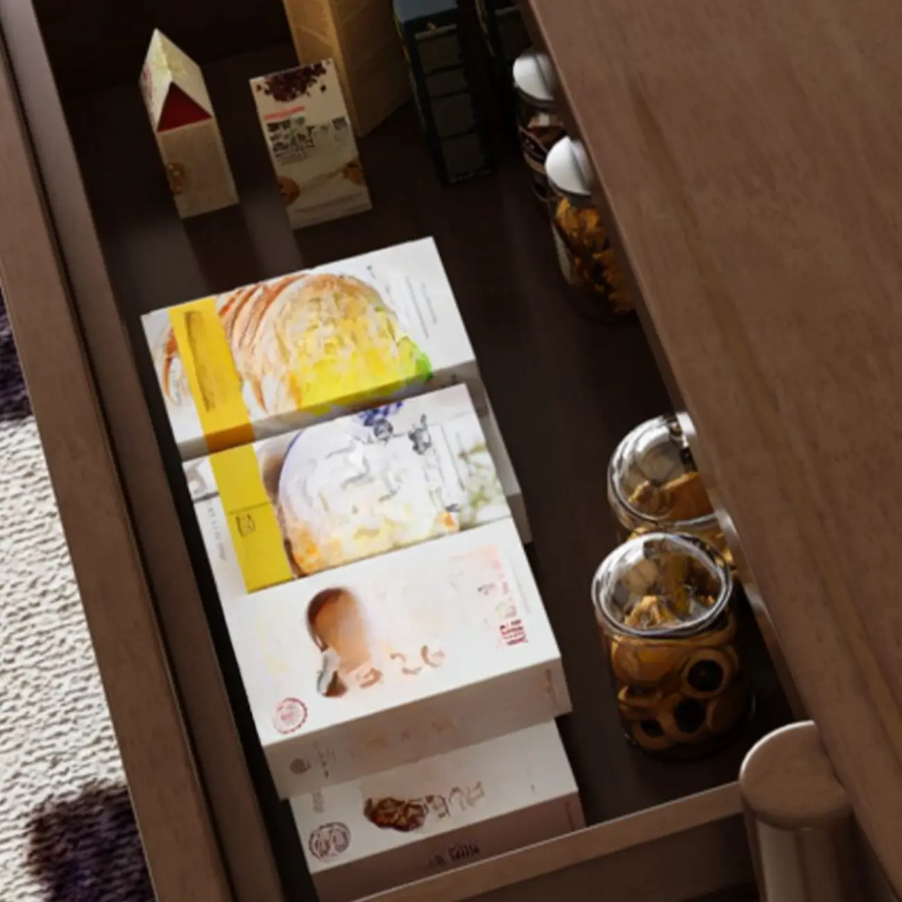 Mid Century Modern 2-drawer Oval Wood Coffee Table With Legs Image - 8 | homeyfad