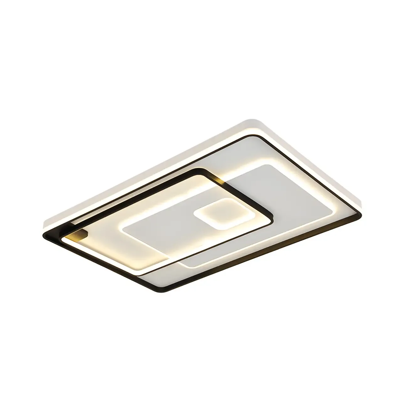 Modern LED Flush Ceiling Light for Living Room Ambience Image - 4