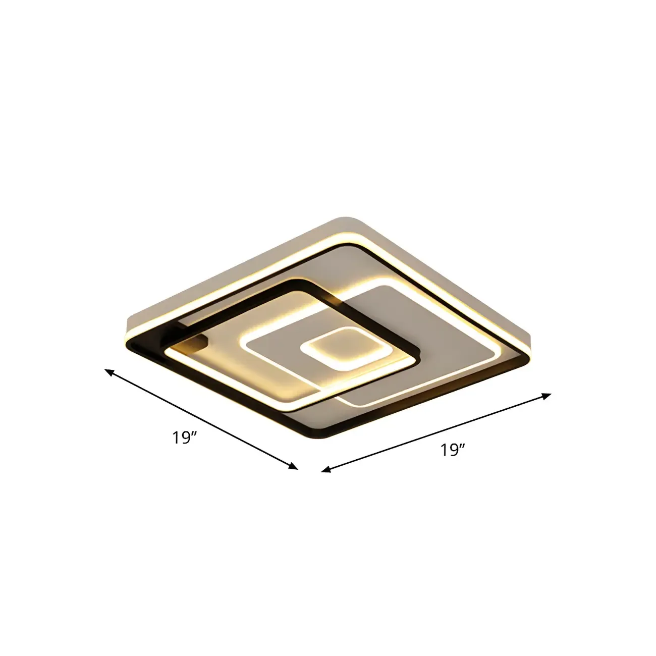 Modern LED Flush Ceiling Light for Living Room Ambience Image - 10