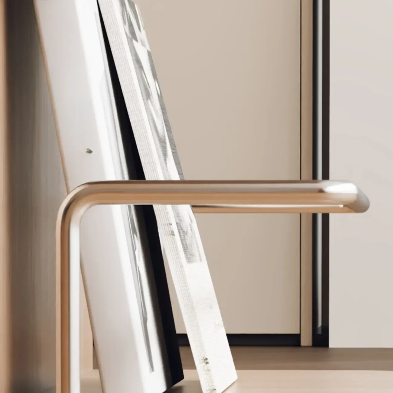 Elegant White Multi-function Wooden Wheel Side Table Image - 8