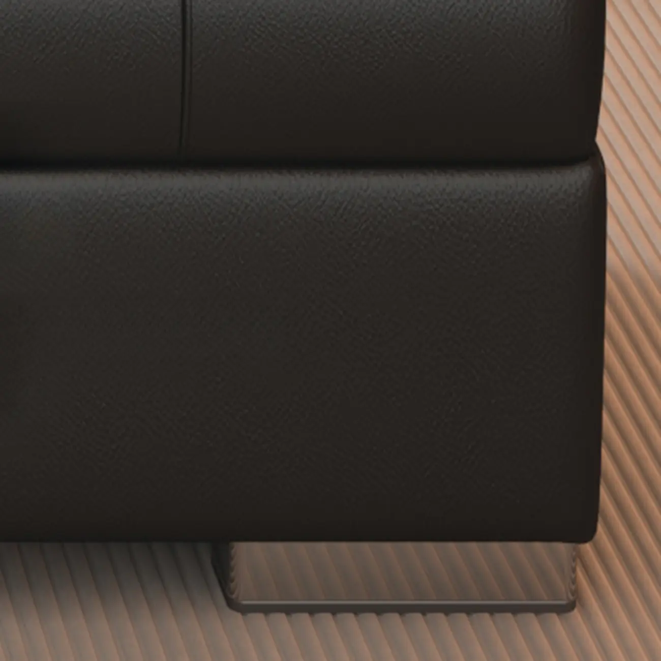 Modern Leather Upholstered Bedroom Bench with Storage Image - 10 | homeyfad