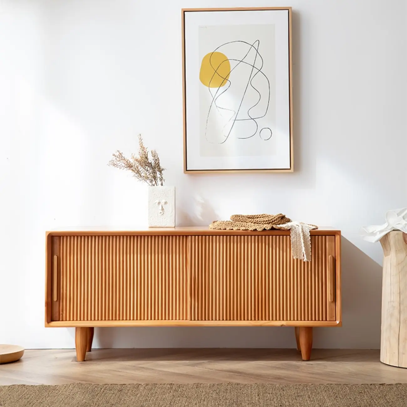 Modern Solid Wood 2 Tier Shoe Storage Bench Image - 1 | homeyfad