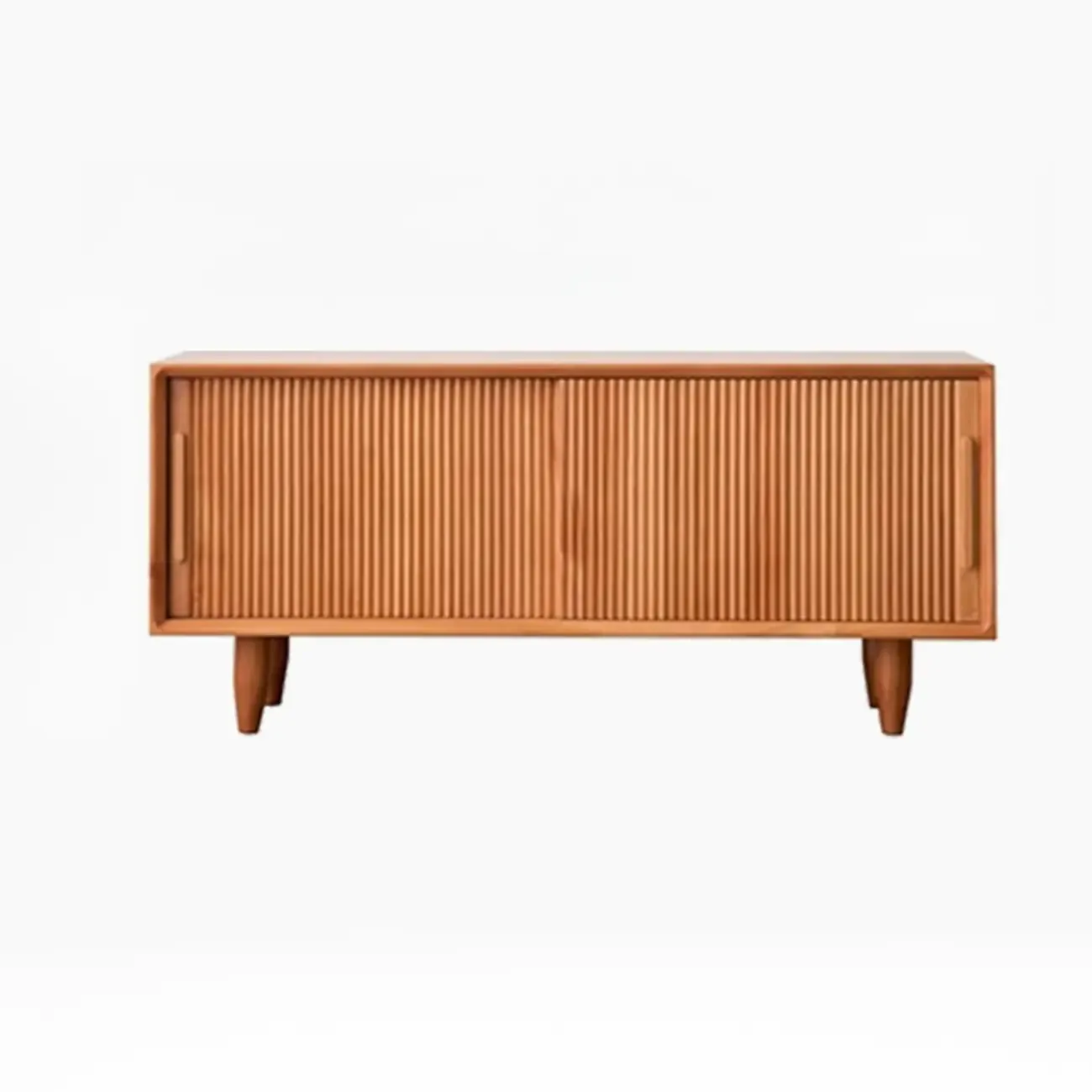 Modern Solid Wood 2 Tier Shoe Storage Bench Image - 7