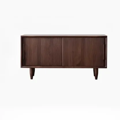 Modern Solid Wood 2 Tier Shoe Storage Bench Image - 11