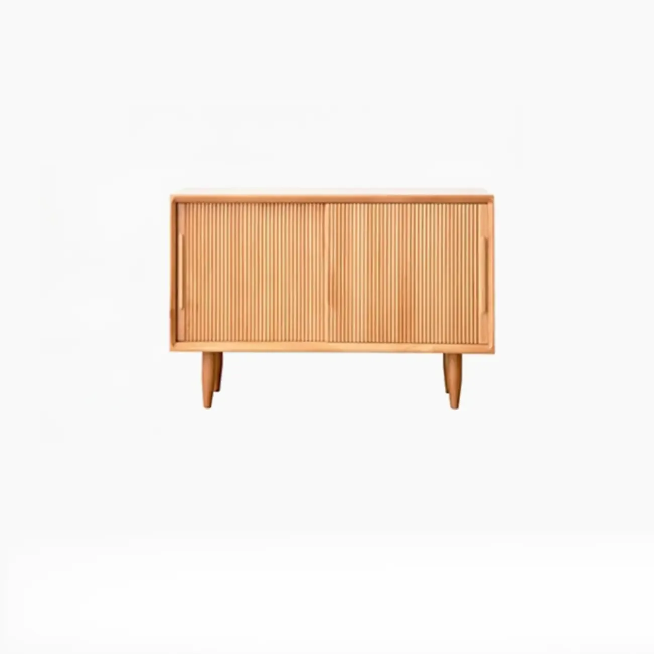 Modern Solid Wood 2 Tier Shoe Storage Bench Image - 14