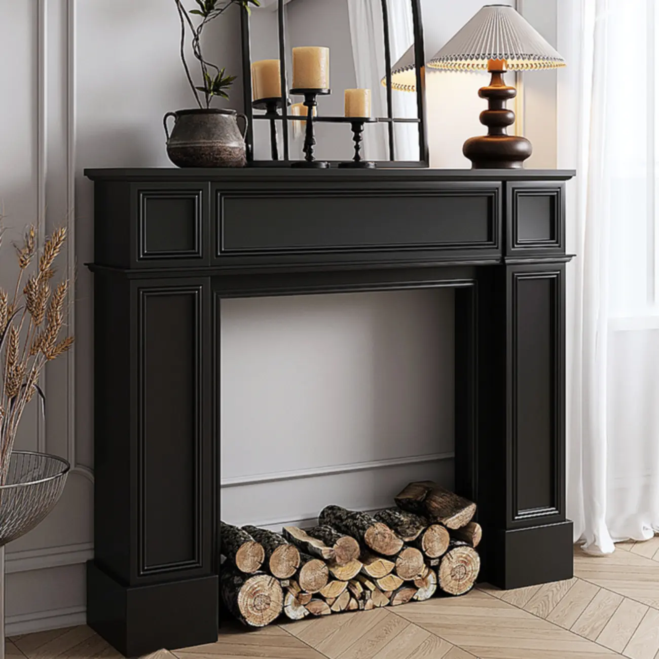 Traditional Vintage Wood Console Table In Warm Brown Image - 3 | homeyfad