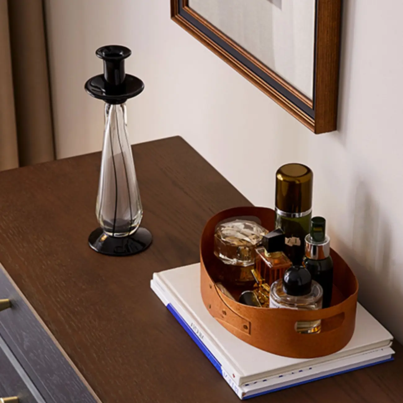 Elegant Black Traditional Wooden Lingerie Chest with Legs Image - 15 | homeyfad