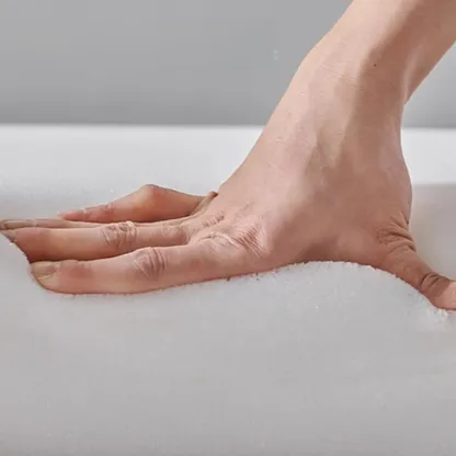 Modern Upholstered Faux Leather Armless Dining Chair Image - 6