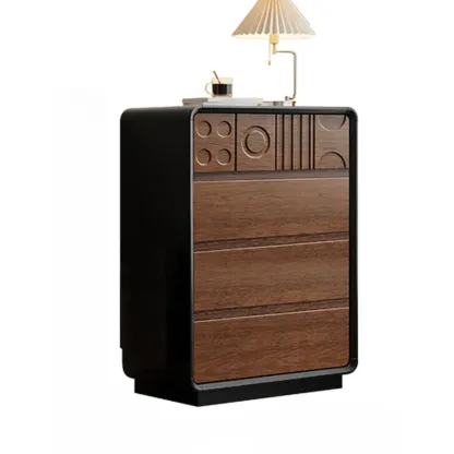 Modern Wood Buffet with Ample Storage Image - 2