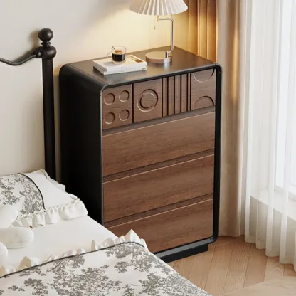 Modern Wood Buffet with Ample Storage Image - 5