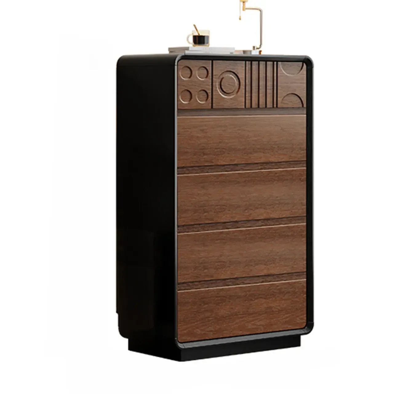 Modern Wood Buffet with Ample Storage Image - 7