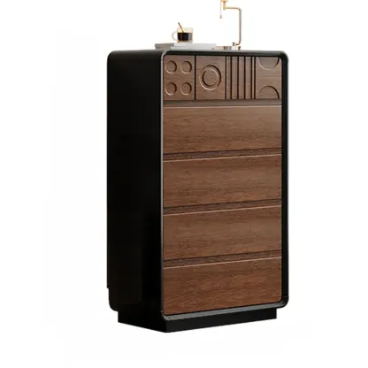 Modern Wood Buffet with Ample Storage Image - 7