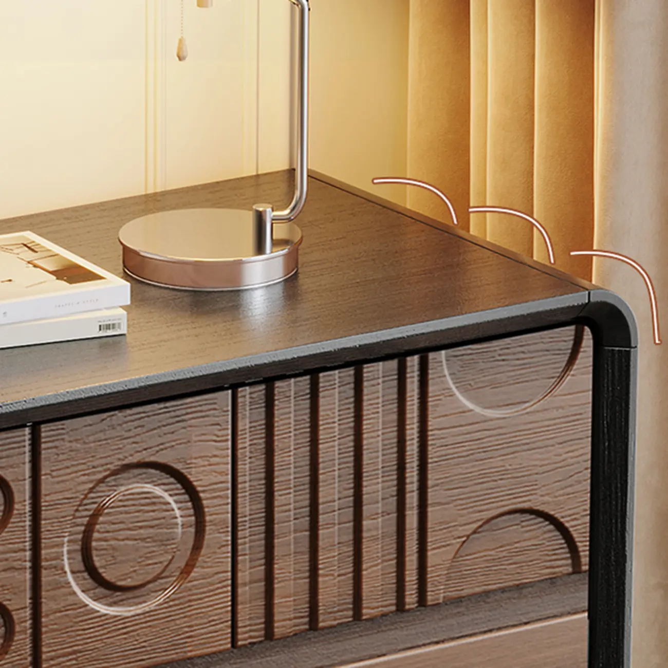 Modern Wood Buffet with Ample Storage Image - 10 | homeyfad