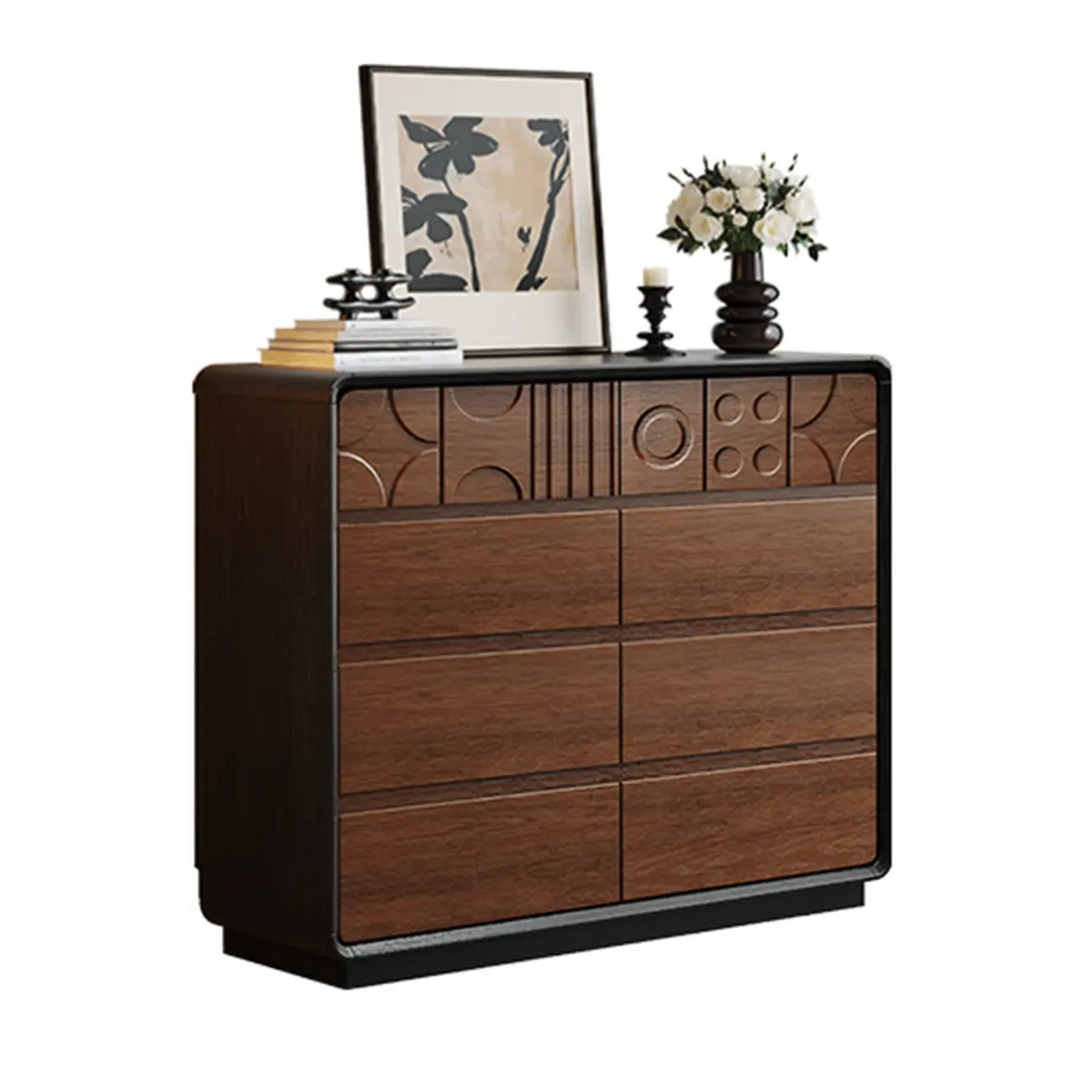 Modern Wood Buffet with Ample Storage Image - 11 | homeyfad