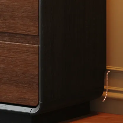 Modern Wood Buffet with Ample Storage Image - 16