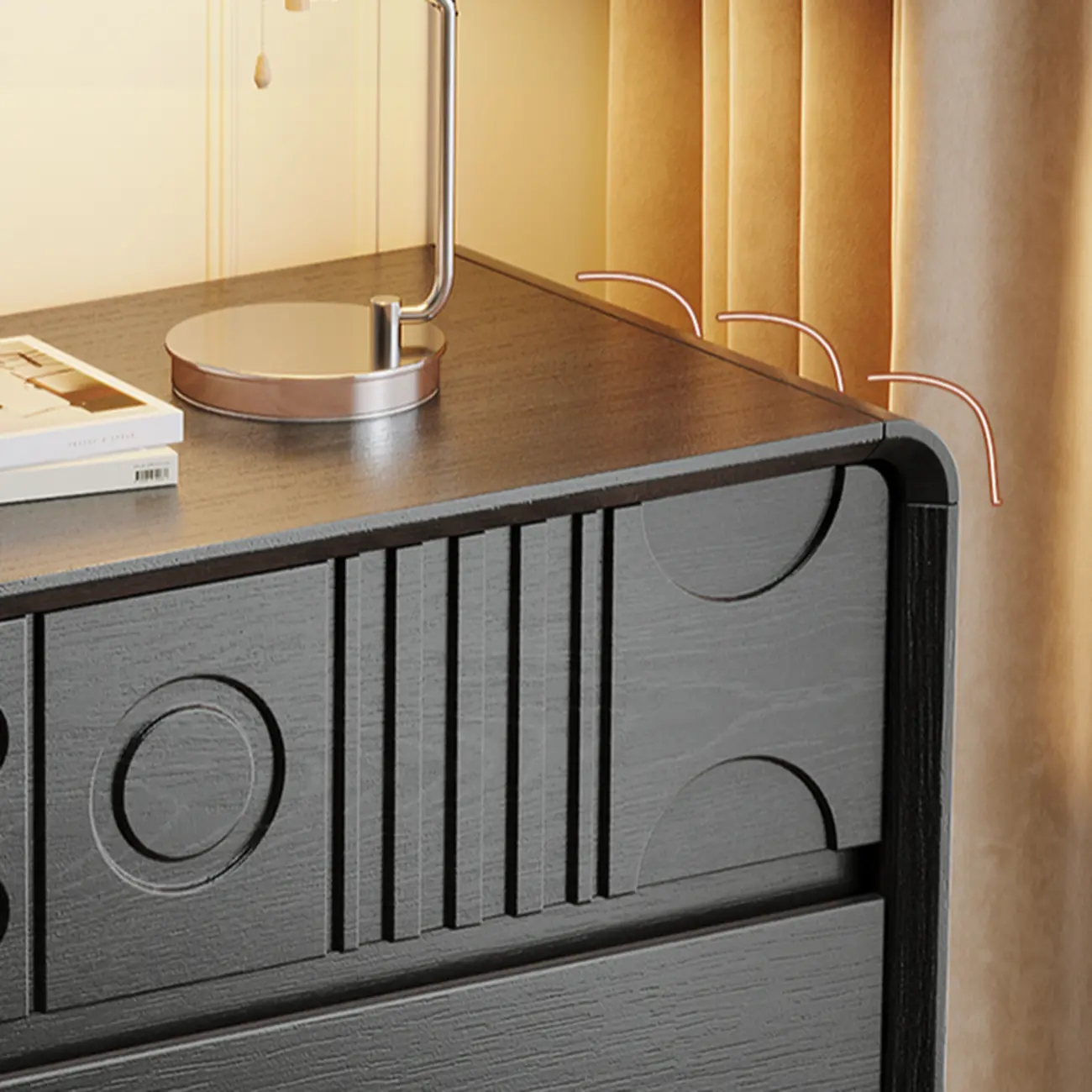 Simplistic Horizontal/Vertical Raw Wood Console Dresser/Semainier/Bachelor Chest with 6 Drawers/9 Drawers/8 Drawers Image - 5 | homeyfad