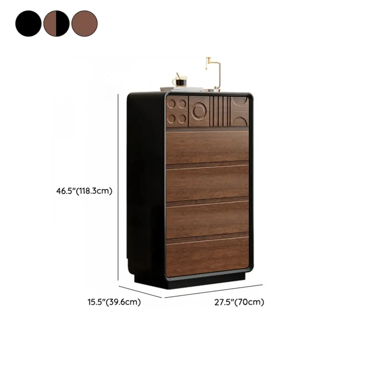 Modern Wood Buffet with Ample Storage Image - 28