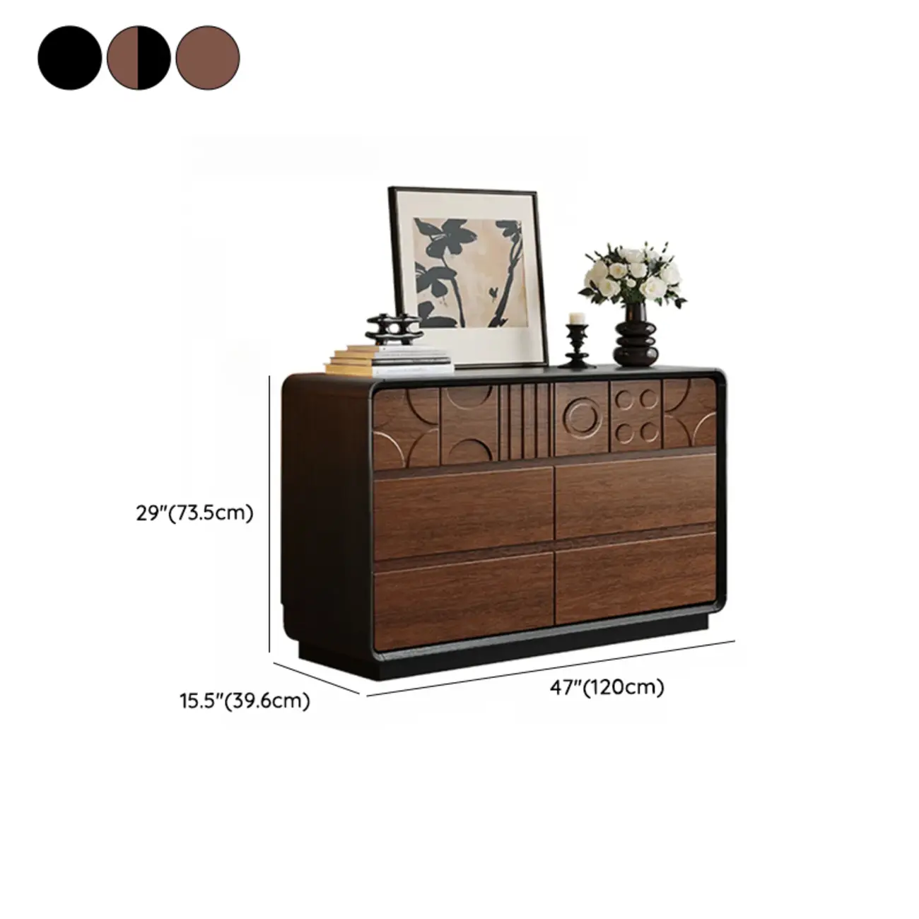 Modern Wood Buffet with Ample Storage Image - 29 | homeyfad