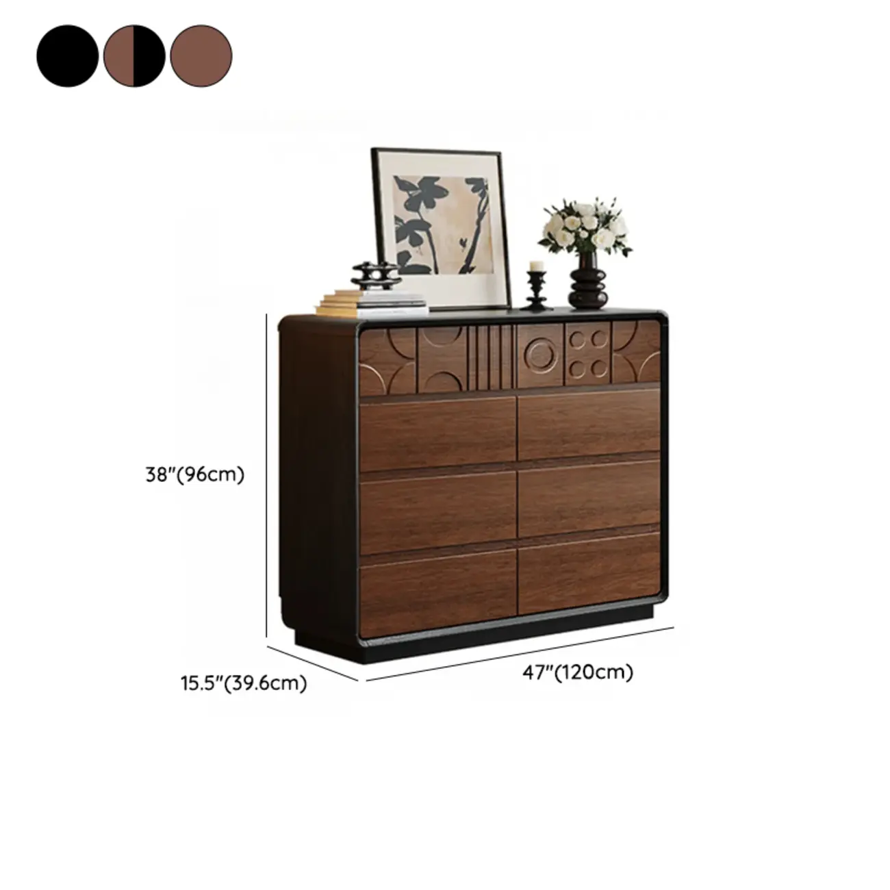 Modern Wood Buffet with Ample Storage Image - 30 | homeyfad