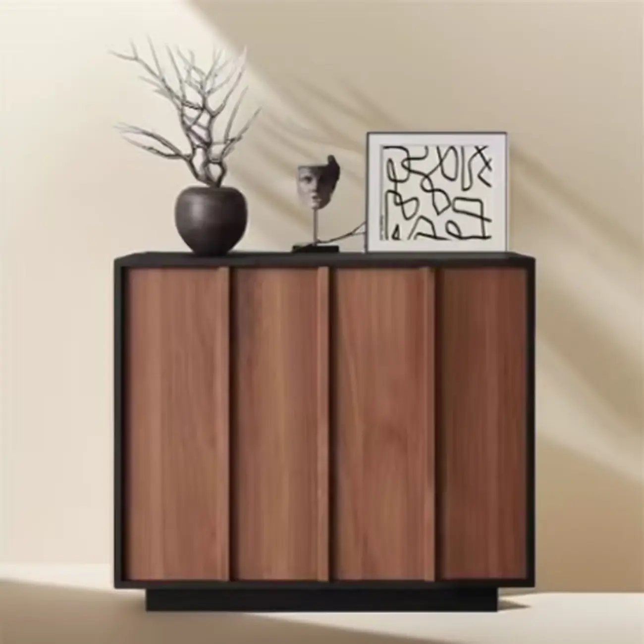 Modern Wood Buffet with Alterable Shelves Image - 1 | homeyfad