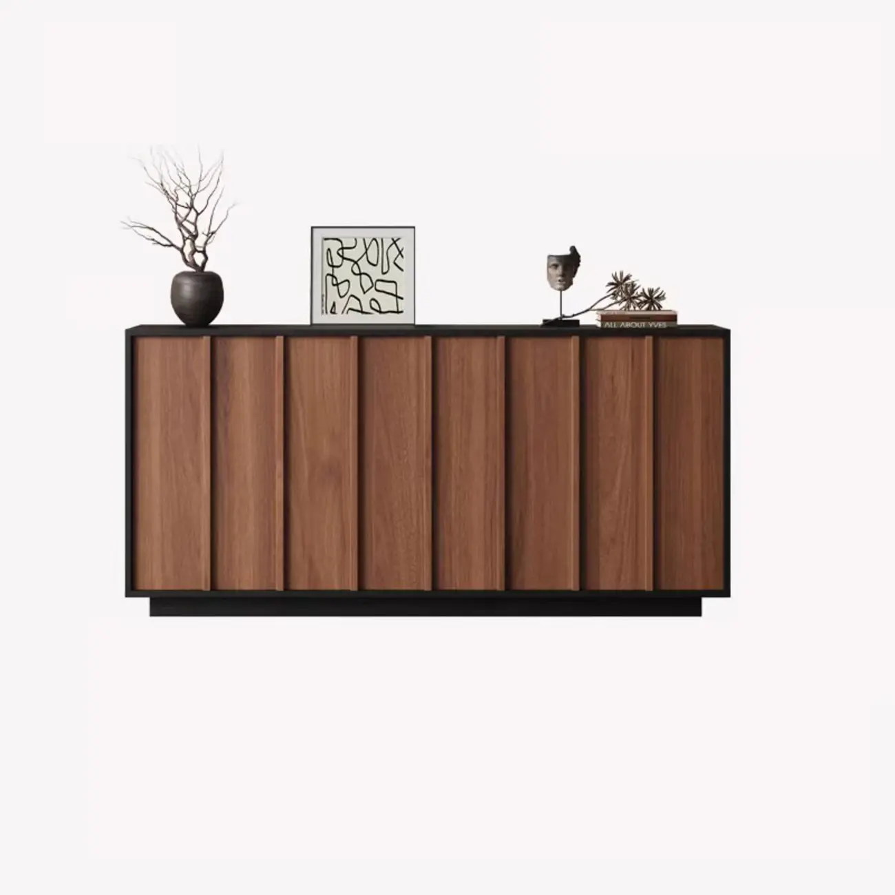 Modern Wood Buffet with Alterable Shelves Image - 5 | homeyfad