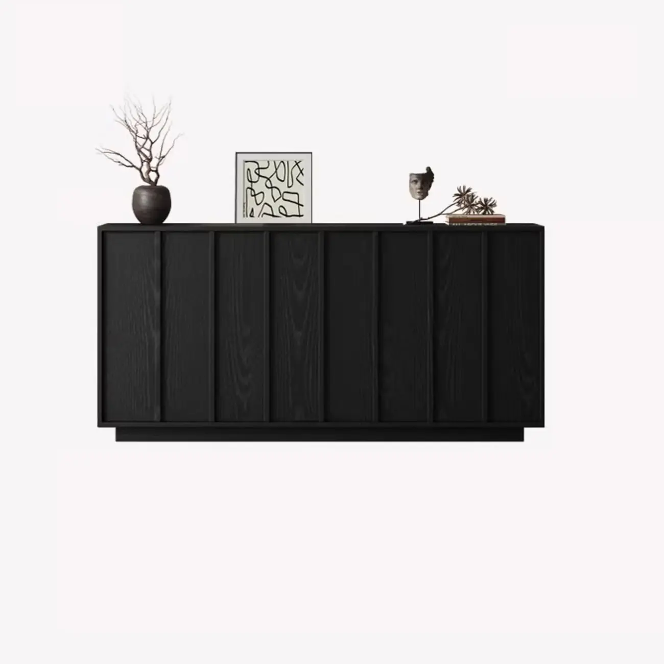Modern Wood Buffet with Alterable Shelves Image - 13 | homeyfad