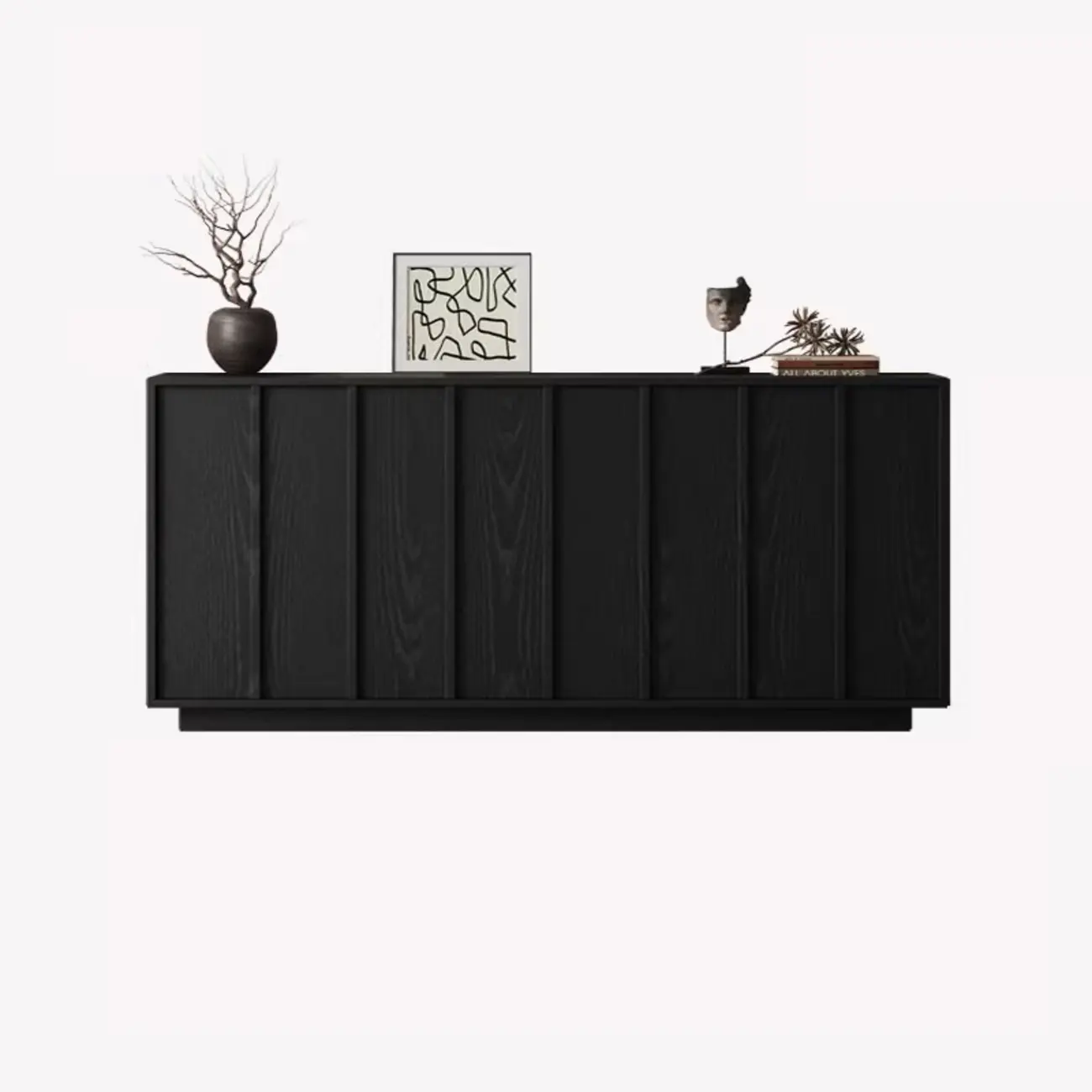 Modern Wood Buffet with Alterable Shelves Image - 14 | homeyfad