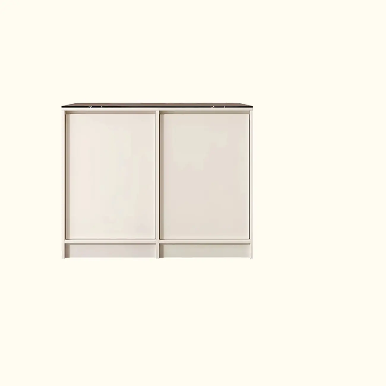 Modern Wood Buffet with Alterable Shelf and Doors Image - 2 | homeyfad