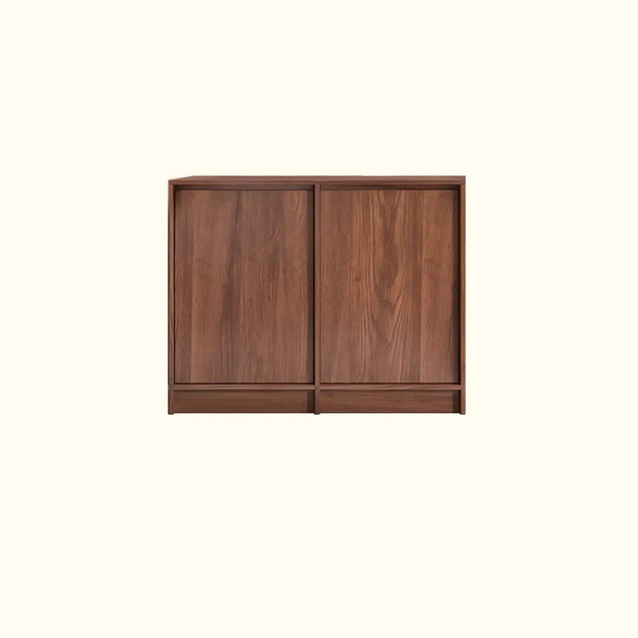 Modern Wood Buffet with Alterable Shelf and Doors Image - 9