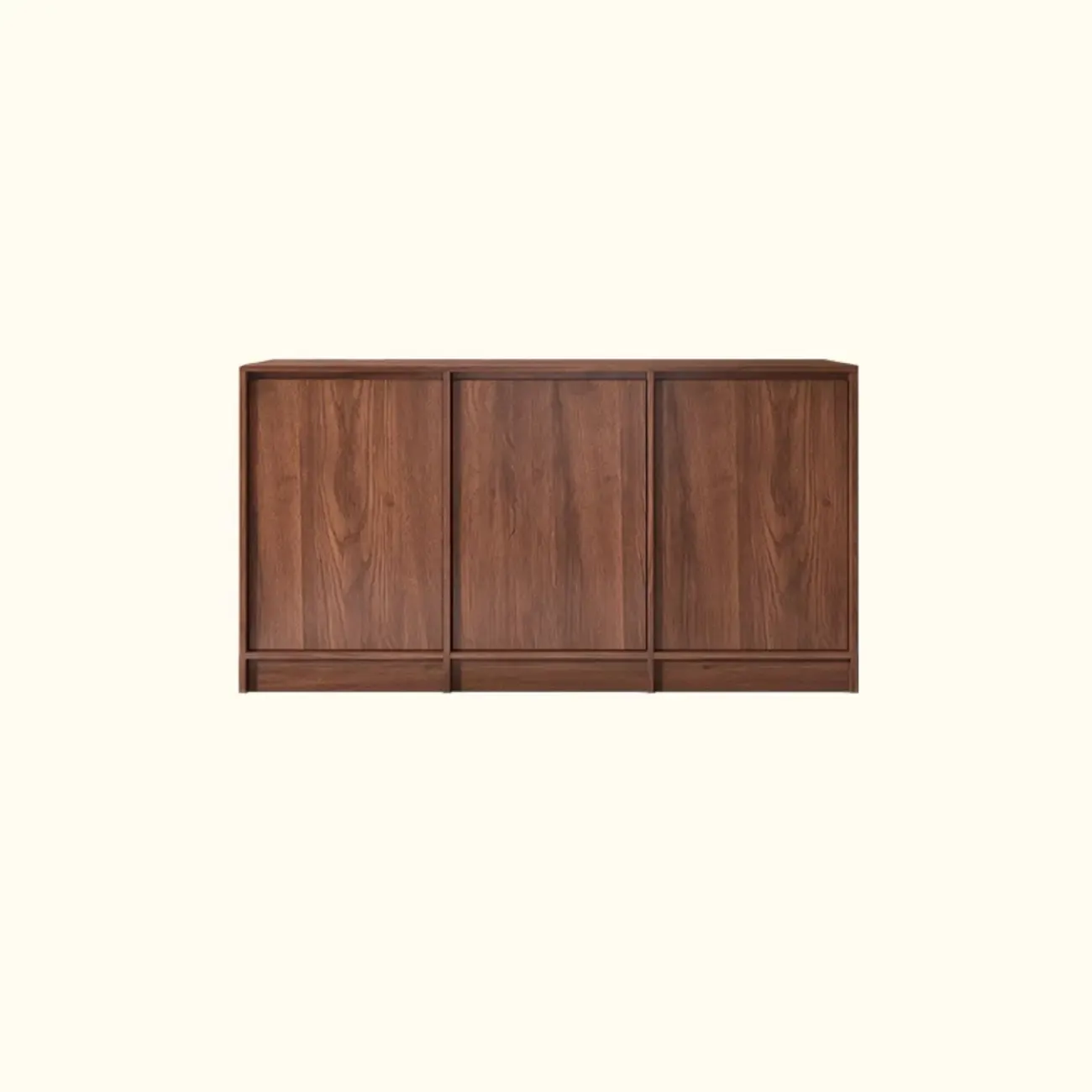 Modern Wood Buffet with Alterable Shelf and Doors Image - 10