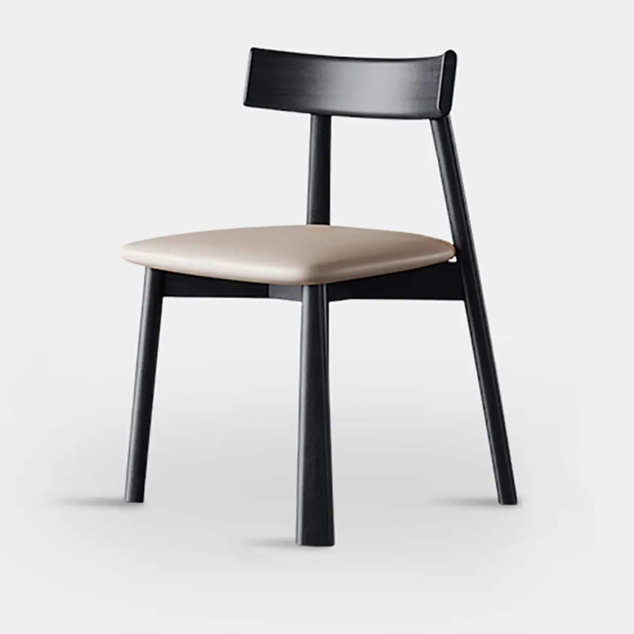 Modern Faux Leather Upholstered Low Back Dining Chair Image - 8 | homeyfad