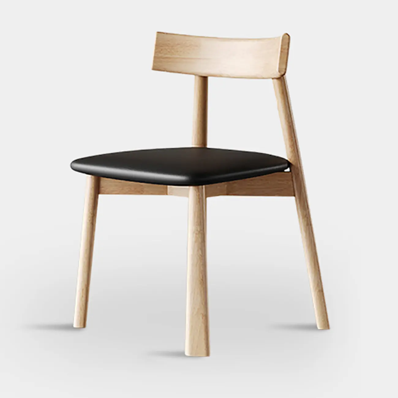 Modern Faux Leather Upholstered Low Back Dining Chair Image - 20 | homeyfad