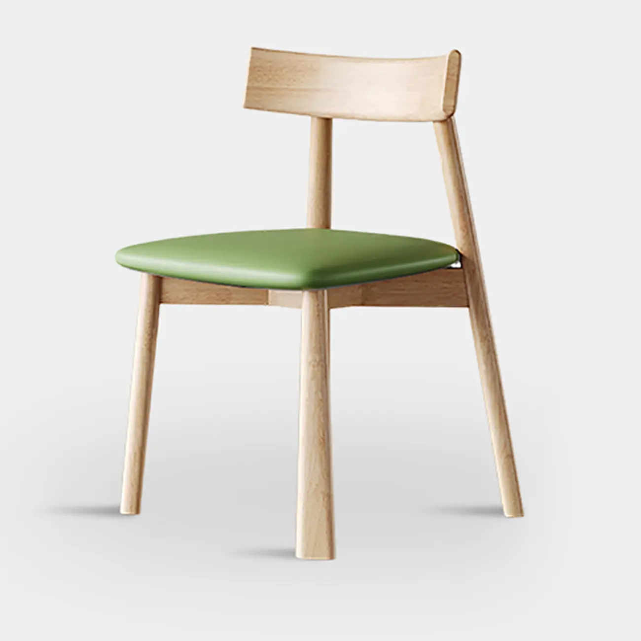 Modern Faux Leather Upholstered Low Back Dining Chair Image - 23 | homeyfad