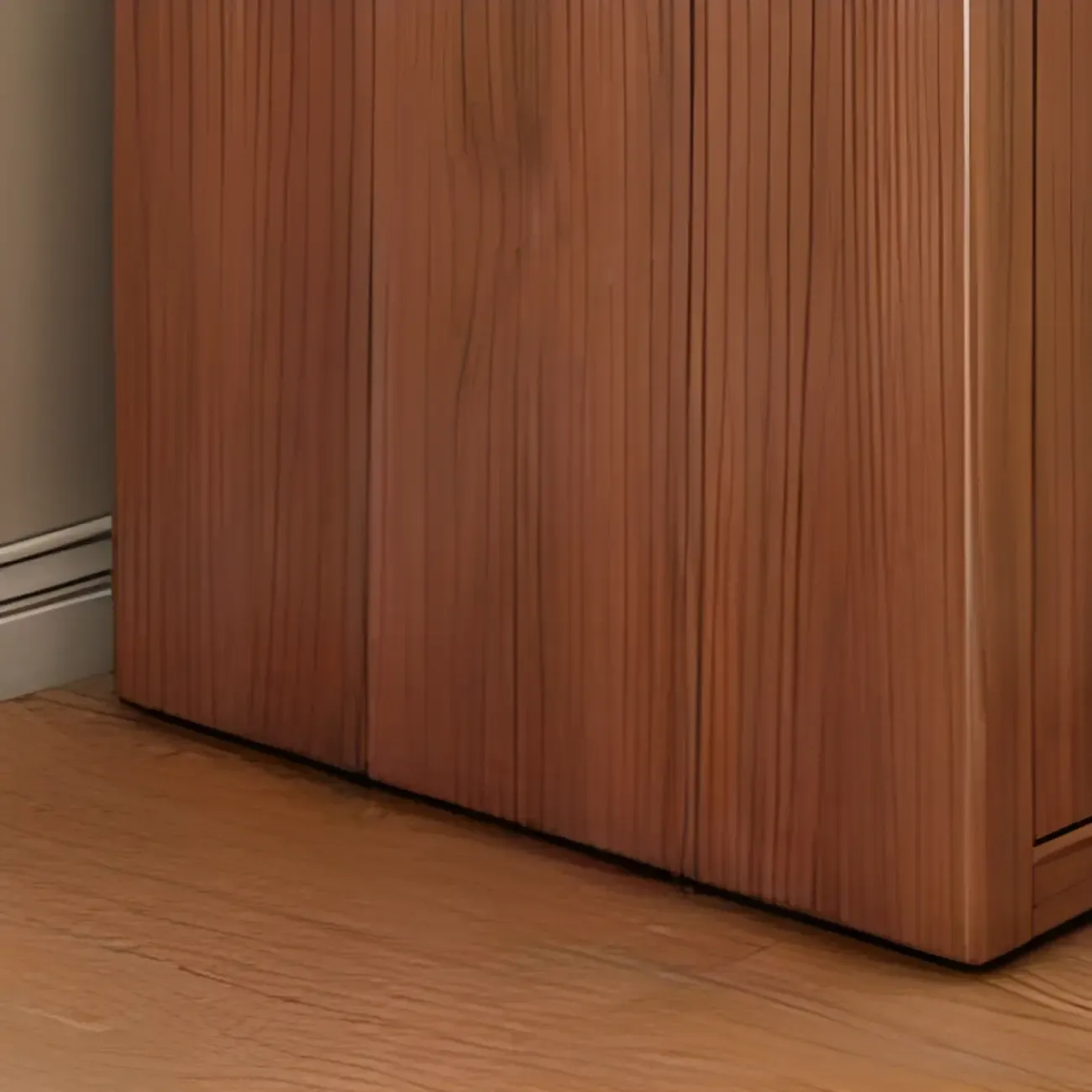 Brown Modern Wood Horizonal Cube Bookcase with Storage Image - 8