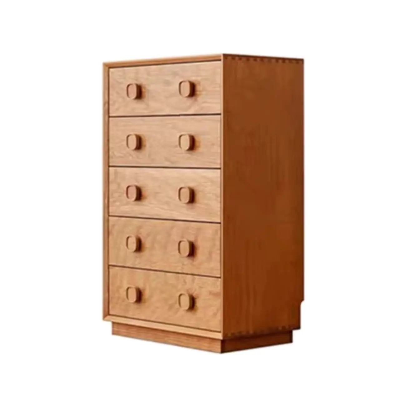 Mid-century Modern Wooden Horizonal Double Dresser Image - 5 | homeyfad