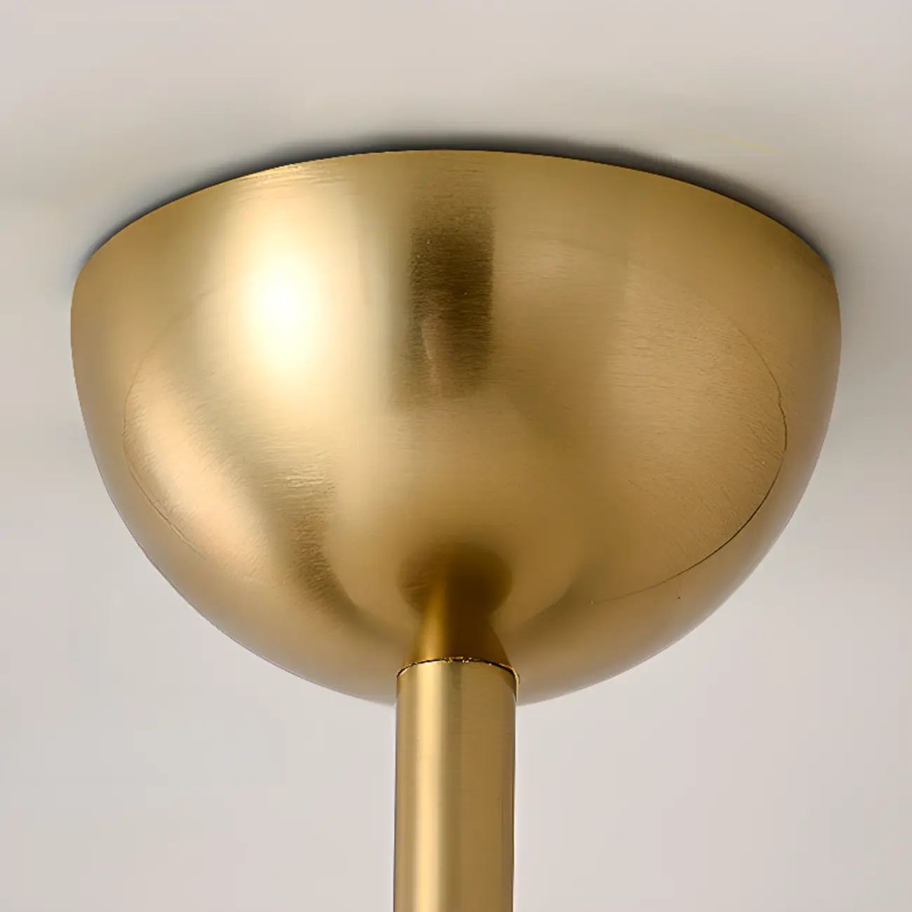 White Fabric Drum Contemporary Pendant Chandelier Light Image - 6 | homeyfad