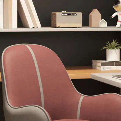 Modern Tech Cloth Upholstered Adjustable Swivel Office Chair Image - 8