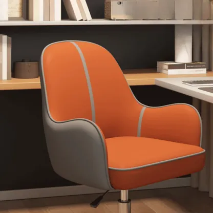 Modern Tech Cloth Upholstered Adjustable Swivel Office Chair Image - 10