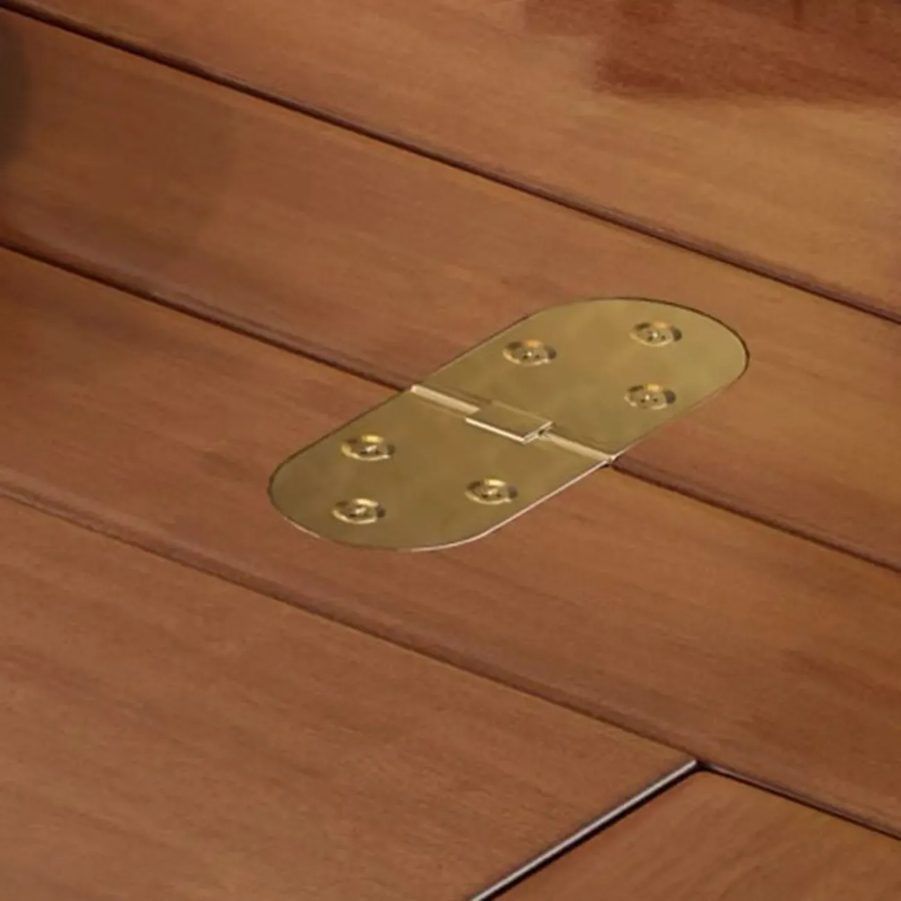 Rolling Open Storage Wooden Side Table Folding Top Image - 9